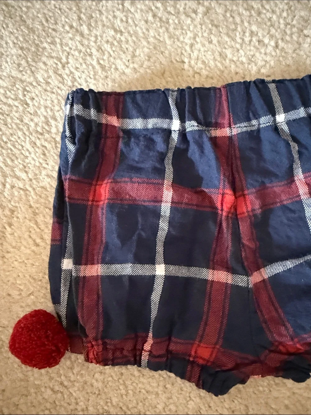 Tommy Hilfiger Kids Red Star Sweater & Plaid Bloomers Set